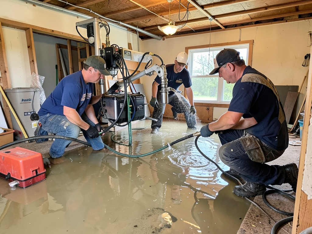 Complete home restoration after heavy rains near l