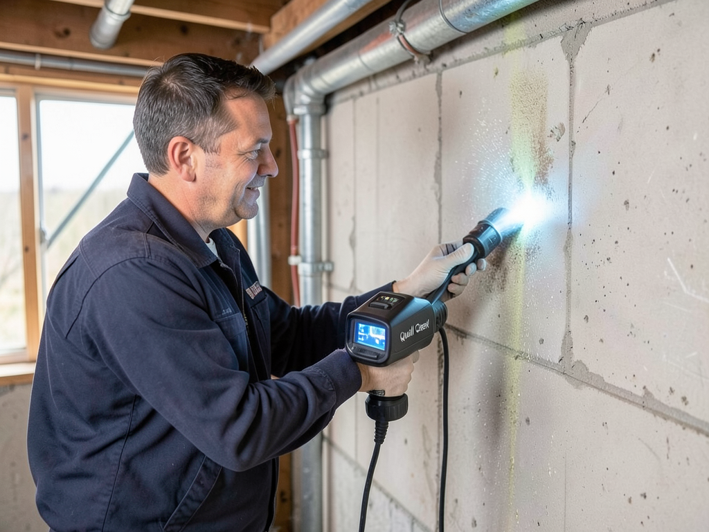 How to safely handle a flooded basement in quail c