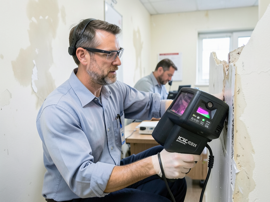 Professional water damage cleanup for medical offi