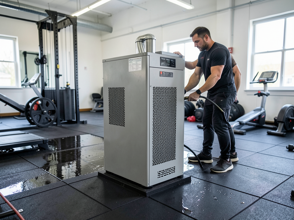 Saving Your Home Gym and Specialized Flooring After a Water Leak in Lone Oak